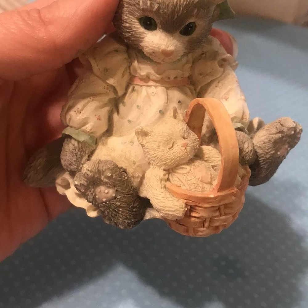 Calico kittens “You’re a Friend Fur-Ever” vintage 1992 Enesco Corporation